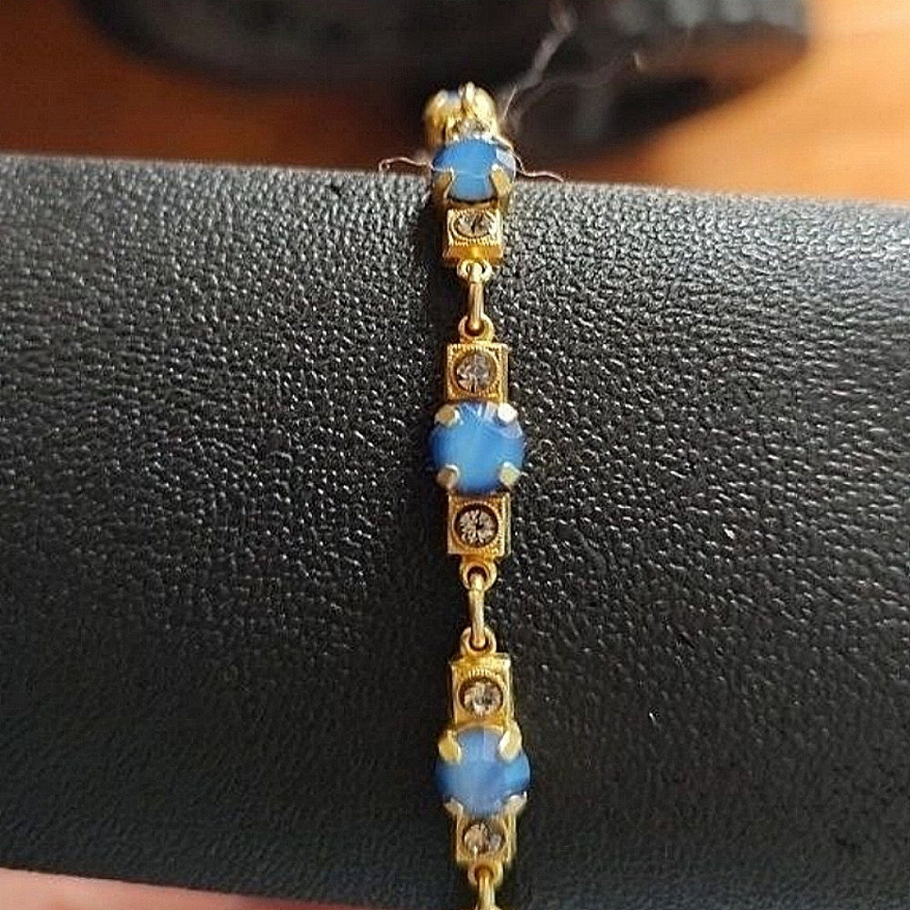 Gift of Nature African Kyanite 14K Gold over .925 Sterling Silver Crafted 1 of 5